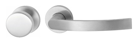 H253XL-280-830-KL-C4-3 Rs HAFI RVS rozet-wisselgarn. vaste knop+XL-ITS kruk (dd 36-49mm)