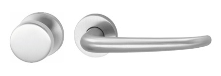 H299XL-280-830-KL-C4-3 Rs HAFI RVS rozet-wisselgarn. vaste knop+XL-ITS kruk (dd 36-49mm)