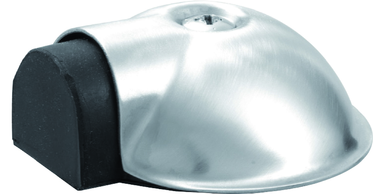 H982 HAFI RVS vloerbuffer + zwart rubber