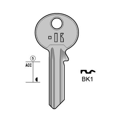 Cilindersleutel staal, BK1, BK1, BK-1D, KSC5DL, 206K, BKS10D, L063