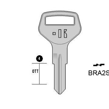 Cilindersleutel staal, BRA2S, MAR1, EUB-2, BB6, 1814, MSA1, L074