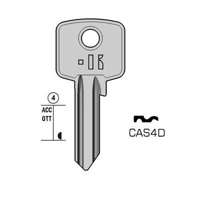 Cilindersleutel staal, CAS4D, CIS6, CIS4D, CAS4, L124