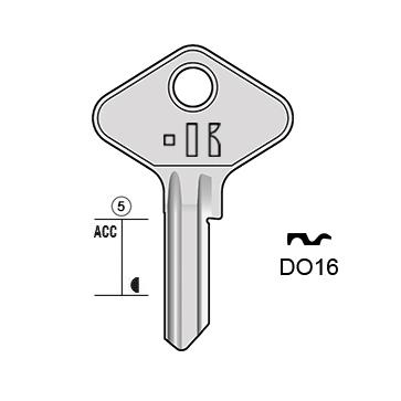Cilindersleutel staal, DO16, DM15, DM28, 764