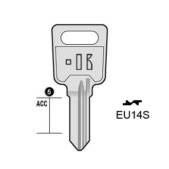 Cilindersleutel staal, EU14S, EU14, EUK16, L389C