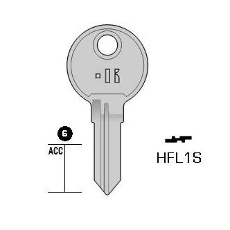 Cilindersleutel staal, HFL1S, HF75, HAF-2, HAF3, 1786,5, HAF2, L261