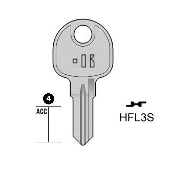 Cilindersleutel staal, HFL3S, HF74, HAF-1, HAF1, HAF-1