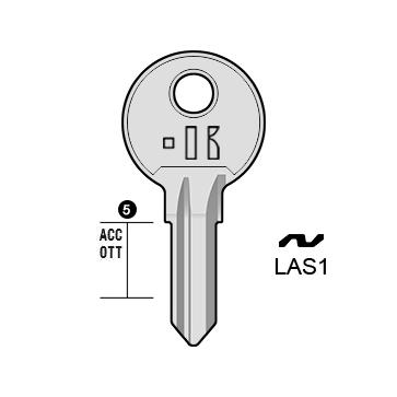 Cilindersleutel staal, LAS1, LS1, LAS-R, LAS3, 973, LAS20