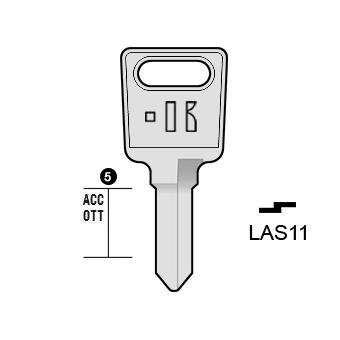 Cilindersleutel staal, LAS11, LS14, LAS-4, LAS15, 1388, LAS2, L306