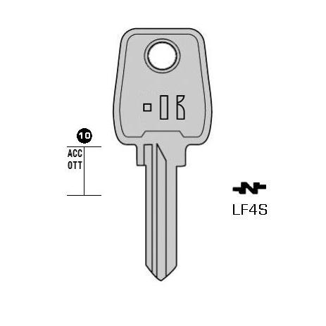 Cilindersleutel staal, LF4S, EU3, EU-6, EL4, EUL4, L363