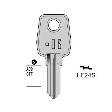 Cilindersleutel staal, LF24S, LF22R, LF-8D, LF23R, 1351,5, LF33L