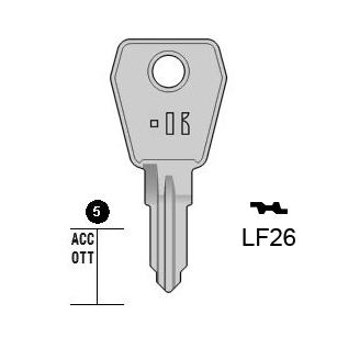 Cilindersleutel staal, LF26, LF30R, LF-14D, FRT5R, 1446, LF34L, L361