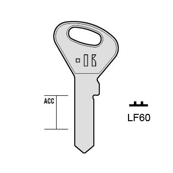Cilindersleutel staal, LF60, LF60, LF-36, LF49, LF48