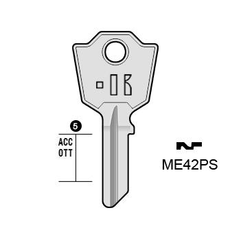 Cilindersleutel staal, ME42PS, MER4R, MR7, 1252,5, MRN5PL