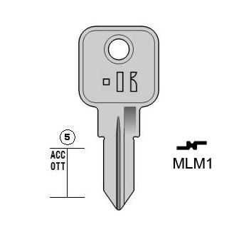 Cilindersleutel staal, MLM1, MLM1, MLM-2, MLM2, 1634, MLM12, L404