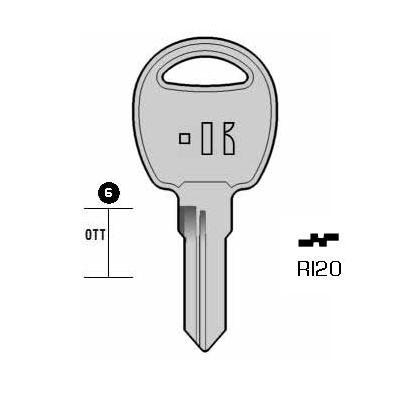 Cilindersleutel staal, RI20, RO68, RO-37, R32, 1837, L464