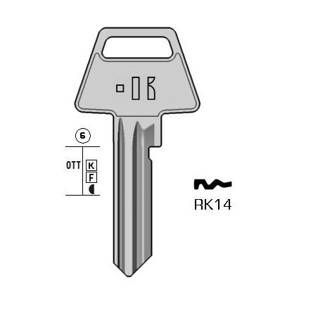 Cilindersleutel staal, RK14, RU14, RU-5D, RU14, RUK21, L473