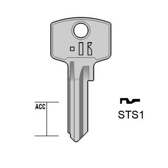 Cilindersleutel staal, STS1, STS1, STS-1D, STS8, 1657, SS2