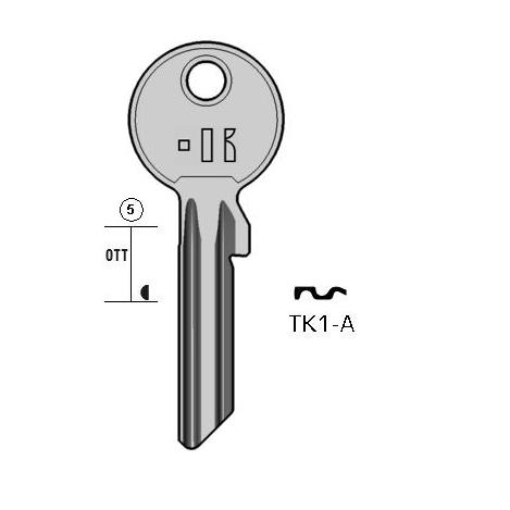 Cilindersleutel staal, TK1-A, TO1X, TOK-6D, TK5DL, 1914, TOK71L, L491