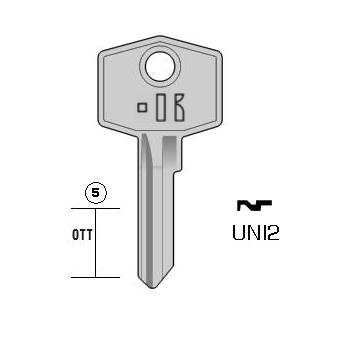 Cilindersleutel staal, UNI2, UNI11A, UN-FS, UN1, 735, UN21, L668