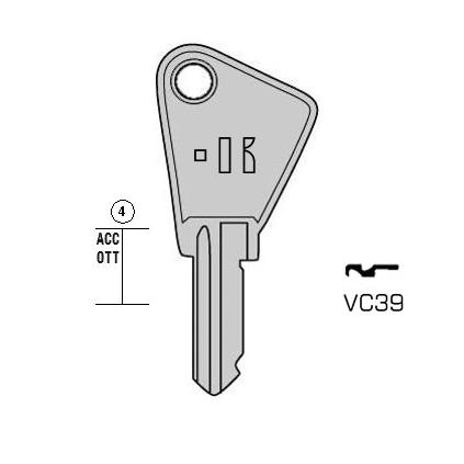Cilindersleutel staal, VC39, VAC61, VA-14D, VC77, VA1