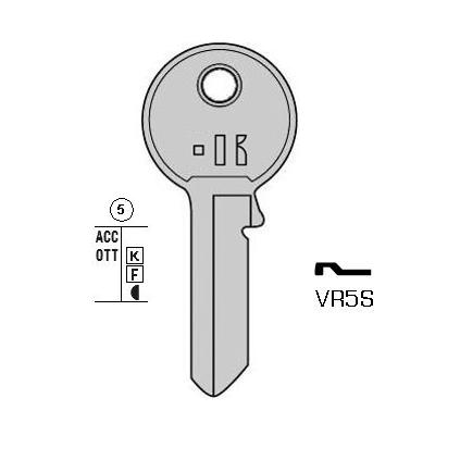 Cilindersleutel staal, VR5S, VI081, VI-1D, V5S, 595,5L, VRO5L, L538