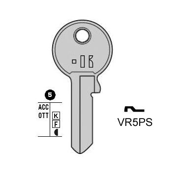 Cilindersleutel staal, VR5PS, VI087, VI-2D, V5PS, 594,5L, VRO5PL, L536