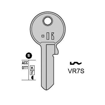 Cilindersleutel staal, VR7S, VI7R, VI-15, V9R, 1108M, VRO13L