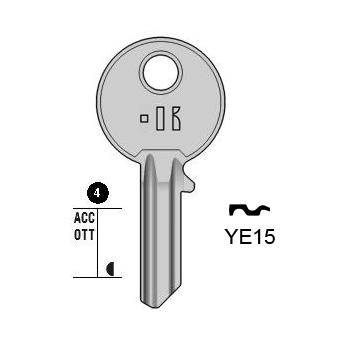 Cilindersleutel staal, YE15, YA8, YA-7D, KS4PD, 267L, YAL10