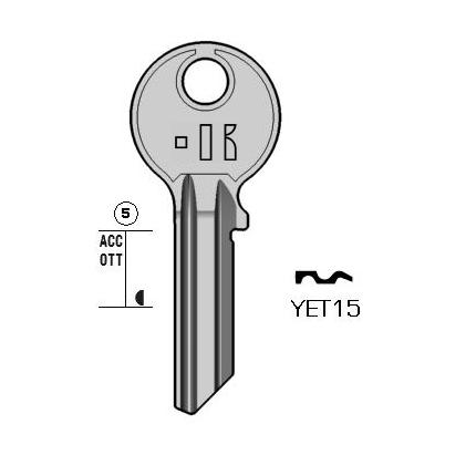 Cilindersleutel staal, YET15, YT15, LB-2D, YE15, YT14, L280
