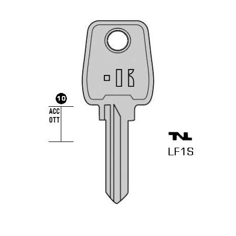 Cilindersleutel staal, LF1S, EU1R, EU-1, EL1R, 1447, EUL3L, L362