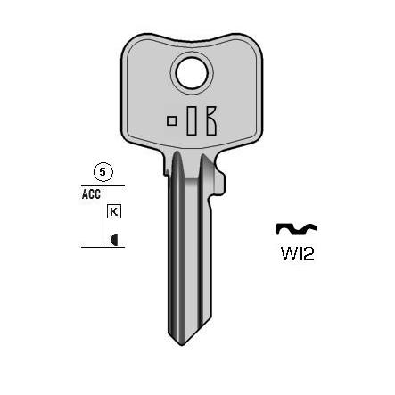 Cilindersleutel staal, WI2, WK55, WIL-5D, WI5D1, 1963, WIL80, L550A