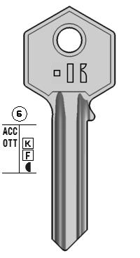 Cilindersleutel staal, YE6D-ST, YA31 , YA22D, YI6D , 984LN, YAL6L