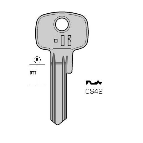 Cilindersleutel staal, CS42, CE127, CE-119D, CE41, CE127, L440