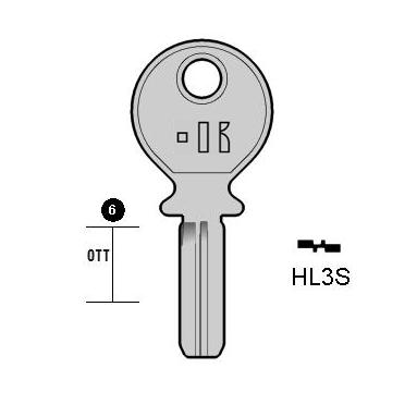 Cilindersleutel staal, HL3S, HW5, HUW-3, UW11, 1847
