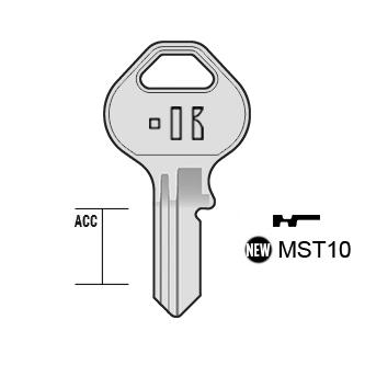 Cilindersleutel staal, MST10, MS10, MAS-13D, M15, 1092DS
