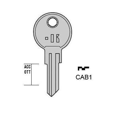 Cilindersleutel staal, CAB1, CAB1, CAB1, CAB1, CAB10