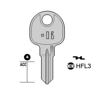 Cilindersleutel staal, HFL3, HF74R, HAF-1D, HAF1L, HAF-1L