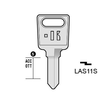 Cilindersleutel staal, LAS11S, LS14R, LAS-4D, LAS11, 1329,5, LAS14L