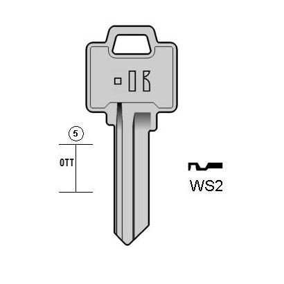 Cilindersleutel staal, WS2, WEI5, WEI-3, WR5DN, 1492, WR5, L547