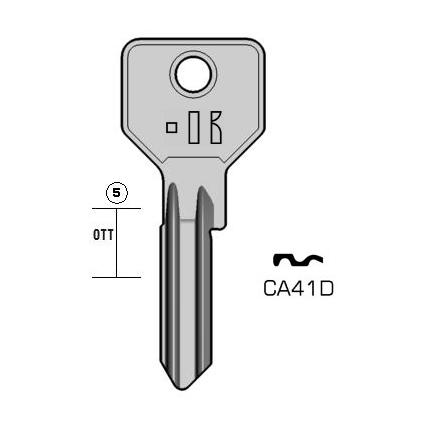Cilindersleutel staal, CA41D, CS119, CI-51D, C5DE, 251