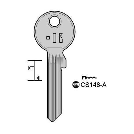 Cilindersleutel staal, CS148, CE148, Loper WPS en XPS