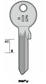 Cilindersleutel staal, GTV2-7, +33, 1564,5L-7, BRG30