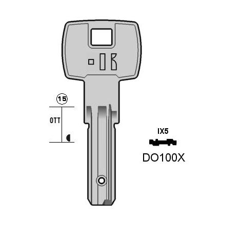 Cilindersleutel messing, DO100X, DM139, DOM-B1, DM75L, DO233, L209B