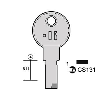 Cilindersleutel messing, CS131, CE131, CE-114, CE42, 1852, CE42, L139