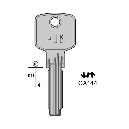 Cilindersleutel messing, CA144, CS144, CI-21