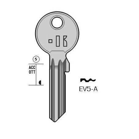 Cilindersleutel messing, EV5-A, EV3X, EV-2, EV5D2, 701, EVA2, L212