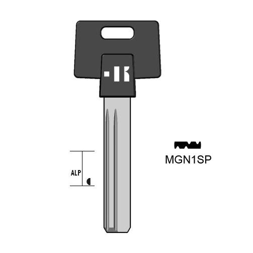 Autosleutel nieuwzilver, MGN1SP, MGN1RP, MAG-2DP, MGN1RP176, MGN1RP