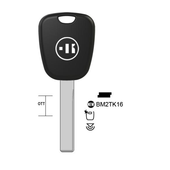 Autosleutel messing, BM2TK, HU92RTE, TP00BM.6.P, BM2TK