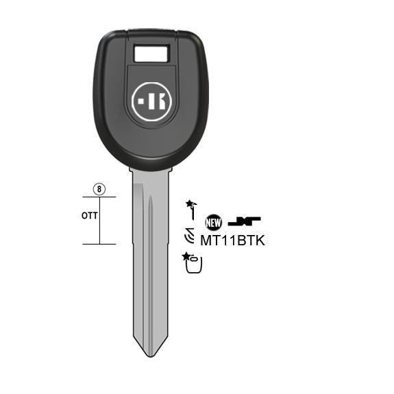 Autosleutel messing, MT11BTK, MIT9TE, TP00MIT-18P, T00MIT15P, MT11BTK, T00MIT9-PT
