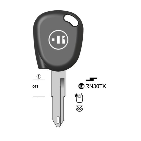 Autosleutel messing, RN30TK, NE73TE, TP00NE-38P4, TOONE79P, RN30TK, T00NN73